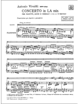Concerto en la min. - F. 8 n° 2 - Basson/Piano - VIVALDI - Partition